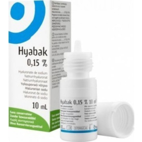 Thea Synapsis Hyabak Eye Solution 0.15% υποωσμωτικό υαλουρονικό σε φιαλίδιο, 10ml