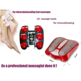 Ισχυρή συσκευή μασάζ Shiatsu ποδιών με θέρμανση υπερύθρων - Far-infrared & kneading foot massager