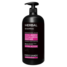 Σαμπουάν herbal collagen-hyaluron, Miss Sandy 750ml