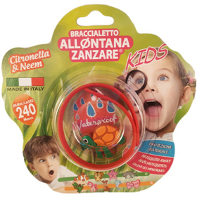 Αντικουνουπικό παιδικό βραχιόλι, Brand Italia - Κόκκινο