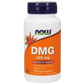 NOW FOODS DMG Vitamin B15 (πανγκαμικό οξύ) 125mg - 100 Vegan κάψουλες