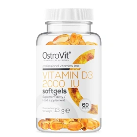 OstroVit Vitamin D3 2000iu 60 μαλακές κάψουλες