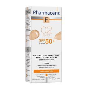 Pharmaceris Protective-Corrective Fluid Foundation, SPF50 - 02 Sand