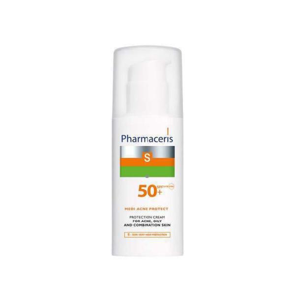 Pharmaceris Medi Acne Protect SPF50+ κατάλληλο για ακμή, μικτό και λιπαρό δέρμα 50ml