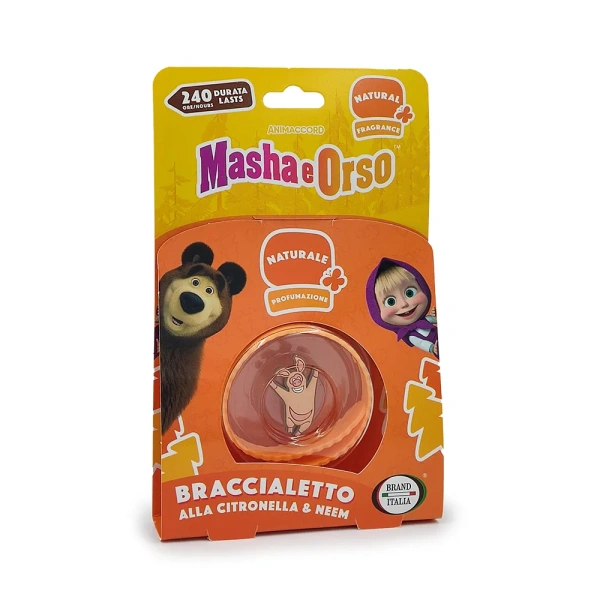Αντικουνουπικό παιδικό βραχιόλι "Η Μάσα και ο αρκούδος", Brand Italia