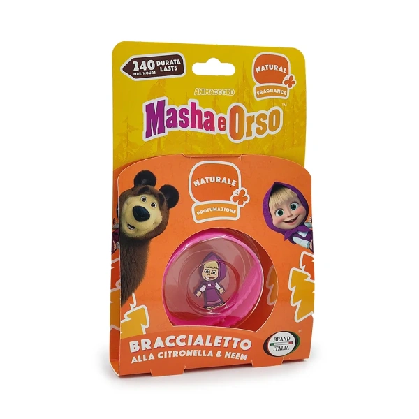 Αντικουνουπικό παιδικό βραχιόλι "Η Μάσα και ο αρκούδος", Brand Italia